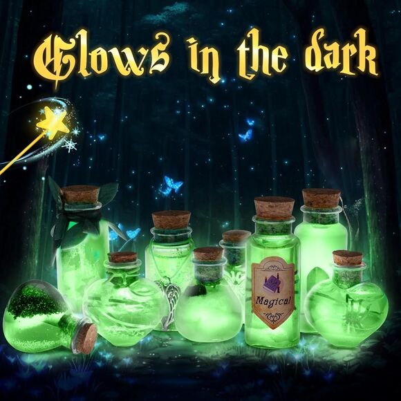 Magical Potions Kit 20 Witch Formula Mix Bottles DIY Arts and Craft Fairy Magic - Picture 6 of 11